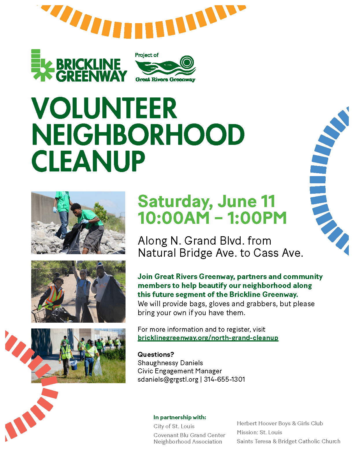 Great Rivers Greenway Trash Pick Up Event Brightside St. Louis